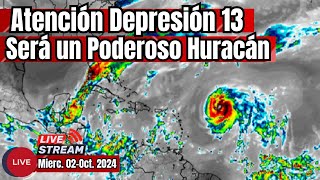 Aviso nueva tormenta a punto de formarse será huracán tormenta envivo huracan lluvias [upl. by Roch]