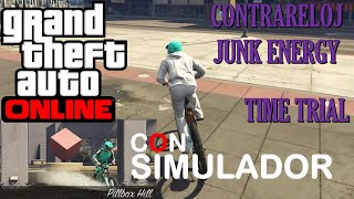 Contrareloj  Junk Energy Time trial – Pillbox Hill  GTA Online con Simulador [upl. by Atneuqal]