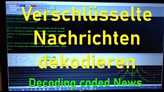 Verschlüsselte alternative Nachrichten dekodieren entschlüsseln Decoding coded news Tutorial [upl. by Yesnyl]