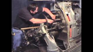 How to Change Spindle Bearings on an AcmeGridley Screw Machine Part 1 [upl. by Dillon]