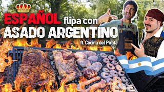 Sorprendemos a un Extranjero con un Asadazo Tradicional Argentino  Locos ft LaCocinaDelPirata [upl. by Aipotu]