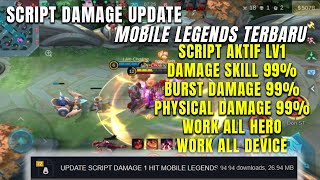 UPDATE SCRIPT HIGH DAMAGE BRUTAL MOBILE LEGEND TERBARU 2024  NO BAN DRONE VIEW NEW [upl. by Etnoed]