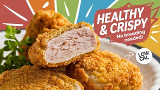 ✅ Healthy amp Crispy OvenBaked Chicken Nuggets 🍴 No Breading Needed [upl. by Snej882]