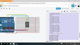 Tinkercad ile Arduino Bölüm 82  7 Segment Display Kullanımı [upl. by Vijar]