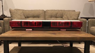 Whelen Advantedge OSC Light Bar oscillating sweep lightbar not spelled whalen advantage [upl. by Rodnas]