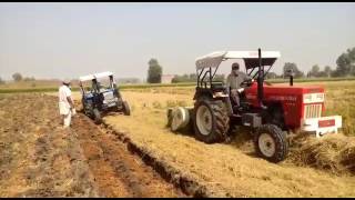 Chaany 480 Paddy Chopper Shredder and limkin plough [upl. by Mera]