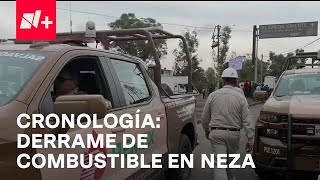 Derrame de combustible en Ciudad Lago Nezahualcóyotl esto se sabe  Despierta [upl. by Irtak]