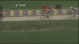 Cancellara wins ParisRoubaix 2010  Highlights in Dutch [upl. by Yann]