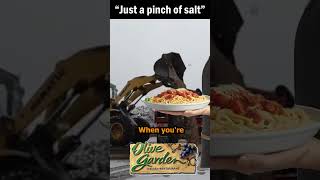 Why is Olive Garden so salty 😩🧂 [upl. by Mainis180]