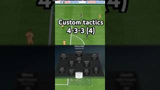 Best 433 4 Custom Tactics For EA FC25 fifa [upl. by Anamuj]