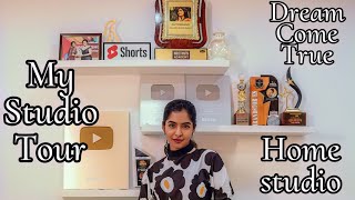 STUDIO TOUR  I build studio at my home 🥰How I organise my makeup amp skincare Asvi Malayalam [upl. by Karim]