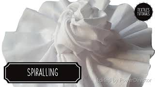 Spiralling  Simply Texture  Fabric Manipulation Techniques [upl. by Bar]