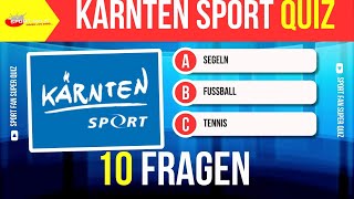 Teste dein Wissen Kärnten Sport Quiz [upl. by Ankeny]