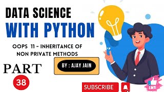 38PythonOOP11inheritance4 Data Science With Python HINDI [upl. by Ahselef]