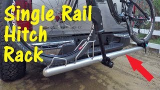 CUSTOM BUILD HITCH BIKE RACK  DIY For MTB Road And BMX Bicycle [upl. by Enylodnewg888]