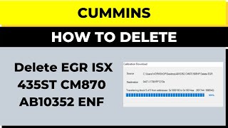 Delete EGR ISX 435ST CM870 AB10352 ENF [upl. by Karsten]