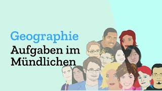 Diese Aufgaben erwarten dich in der mündlichen Prüfung in Erdkunde im Abitur  Geographie Abi [upl. by Eelana79]