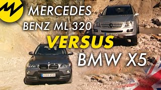 Mercedes Benz ML 320 vs BMW X5 [upl. by Annaegroeg]