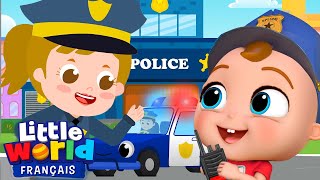 Je veux être un policier  Comptines pour les ToutPetits  Little World Français [upl. by Leonardi]