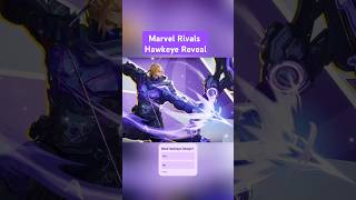 Marvel Rivals  Hawkeye Reveal Trailer rivals [upl. by Giuliana]