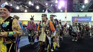 Sunday Grand Entry  2022 Hunting Moon Pow Wow  Powwowscom [upl. by Brigitta907]