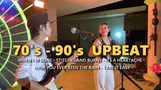 70s  90s UPBEAT MUSIC  Sweetnotes Live  Hinatuan [upl. by Lynnett549]