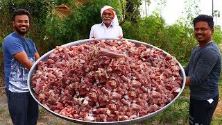 Traditional Mutton Sukka Recipe By Our Grandpa  Special Lamb Meat Masala Fry  Grandpa Kitchen [upl. by Annavoig]