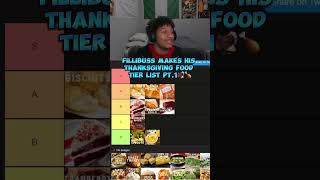 Jellied Cranberry Lowkey🔥 fillibuss twitch streamer tierlist thanksgiving [upl. by Nosac925]