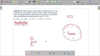 Exercícios Campo Elétrico  Questão 2 [upl. by Abigael]
