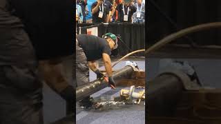 AWWA pipe tapping champs from Mexico  the convention center in Anaheim California 2024 [upl. by Sulamith]