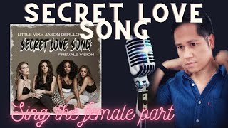 Secret Love Song  Little Mix x Jason Derulo  Karaoke Male Part Only [upl. by Eitsim]