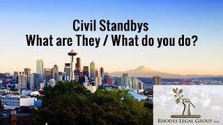 Civil Standbys  What are They  What do you do  A criminal defense lawyers prospective [upl. by Grannias255]