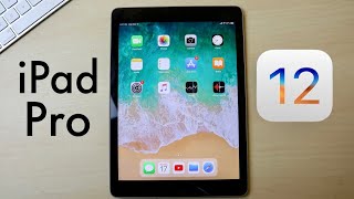 iOS 12 OFFICIAL On iPAD PRO Should You Update Review [upl. by Haran]