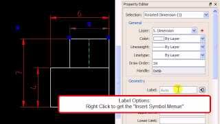 QCAD 3 Tutorial Editing individual dimensioning [upl. by Lanae]