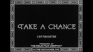 Harold Lloyd  Take A Chance  1918  w Snub Pollard [upl. by Stronski]