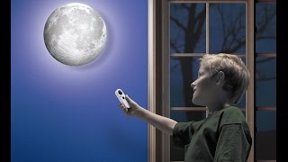 Moon In My Room wall lightnight lightwith remote [upl. by Engelhart]