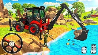 JCB 3DX BACKHOE LOADER BUS SIMULATOR INDONESIA DRIVING LIVE STREAM [upl. by Ardnikat]