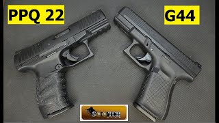 Glock G44 amp Walther PPQ 22 Comparison [upl. by Fine208]