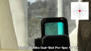 Parallax Correction Comparison HoloSight Dot Sight Eotech Sightmark Bushnell Hyuga Nobrand [upl. by Anah]