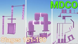 Masters Difficulty Chart Obby Insane Stages 161180 [upl. by Punke]