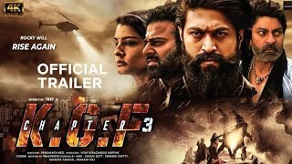 KGF Chapter 3  Trailer  HINDI  Rocking Star Yash  trending ravinatondon rockybhai viral [upl. by Alysia]