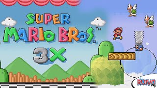 Super Mario Bros 3X  Uma das MELHORES Hacks do Super Mario [upl. by Enneite]