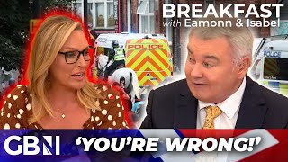 Youre WRONG Eamonn Holmes and Isabel Webster clash over the sentencing of rioting yobs [upl. by Harlie]