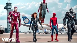 CJ  Whoopty Robert Cristian amp ERS Remix  Captain America Civil War Airport Battle Scene [upl. by Honora]