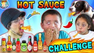 HOT SAUCE CHALLENGE Spicy Alert Waahhh Wahhhh FUNnel Vision Tries 15 Spicy Bottles [upl. by Dyer]