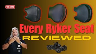 Which CanAm Ryker Seat is the Most Comfortable  Show Chromes New Seat Review [upl. by Tymon]