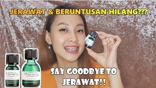 REVIEW THE BODY SHOP TEA TREE OIL  SKIN CARE UNTUK JERAWAT amp BERUNTUSAN [upl. by Lerner]