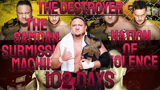 Every Samoa Joe NXT Title Defense 2016The Destroyer [upl. by Boothe]