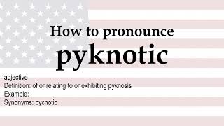 pyknotic [upl. by Nohsal]