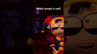 Which Jax scream is real shorts theamazingdigitalcircus tadc funny [upl. by Hairej712]